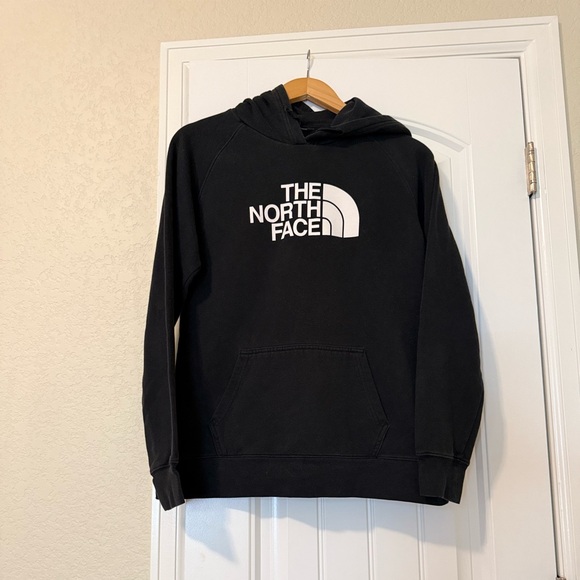 The North Face Womens Small Black Logo Pullover Sweatshirt - Picture 1 of 2